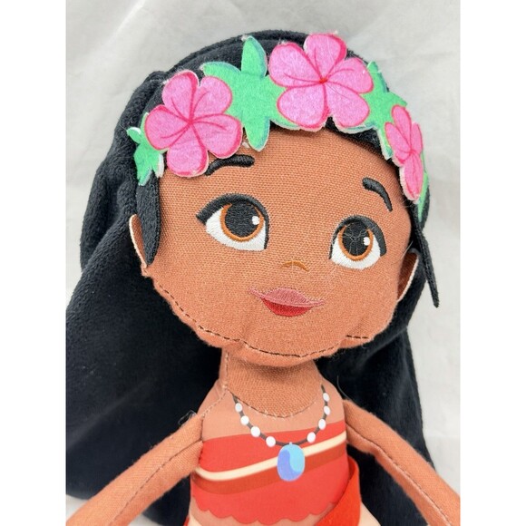Disney Princess Moana Plush 12" Just Play Canvas Fabric Ragdoll Embroidered Face - Picture 5 of 11
